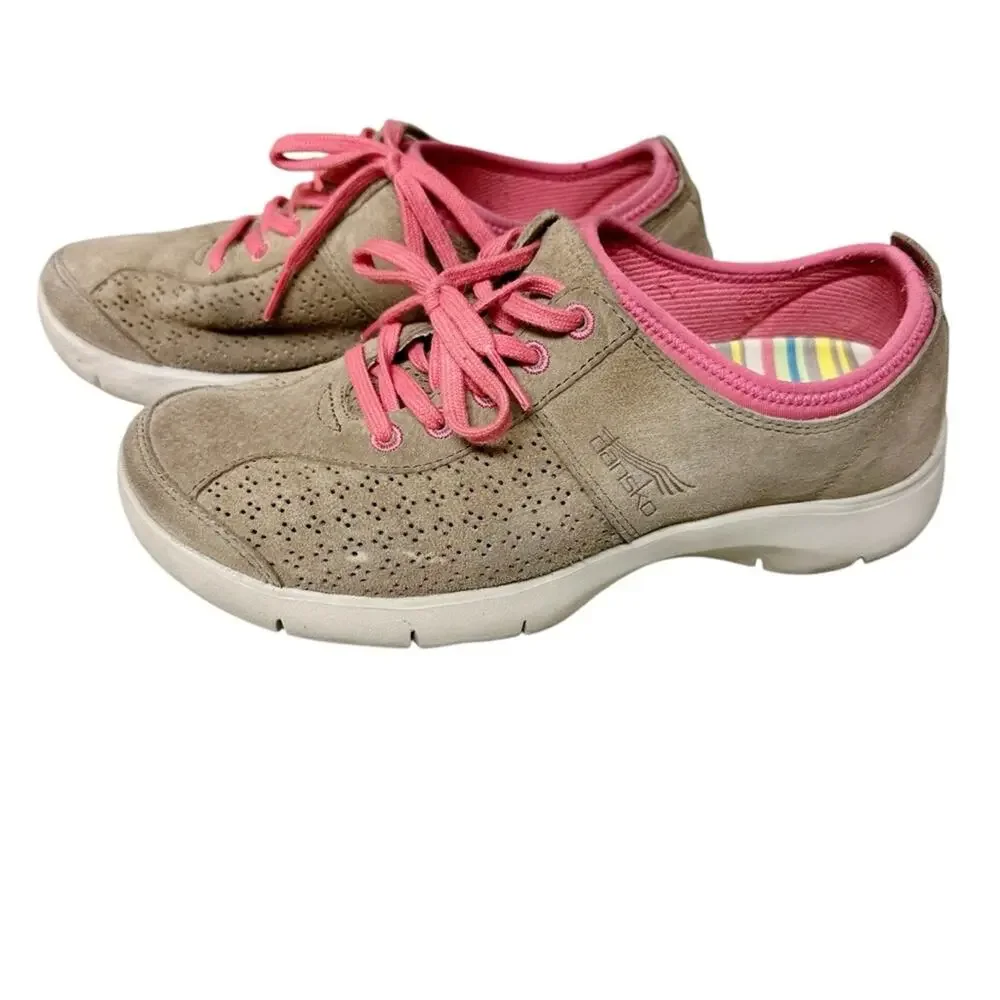 Dansko ‘Elise’ Suede Comfort Walking Shoes Oxford Sneaker